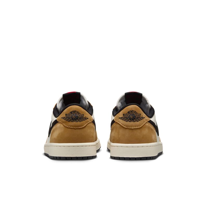 Air Jordan 1 Low OG, Vela/Cosecha Dorada/Rojo Gimnasio/Negro, hi-res