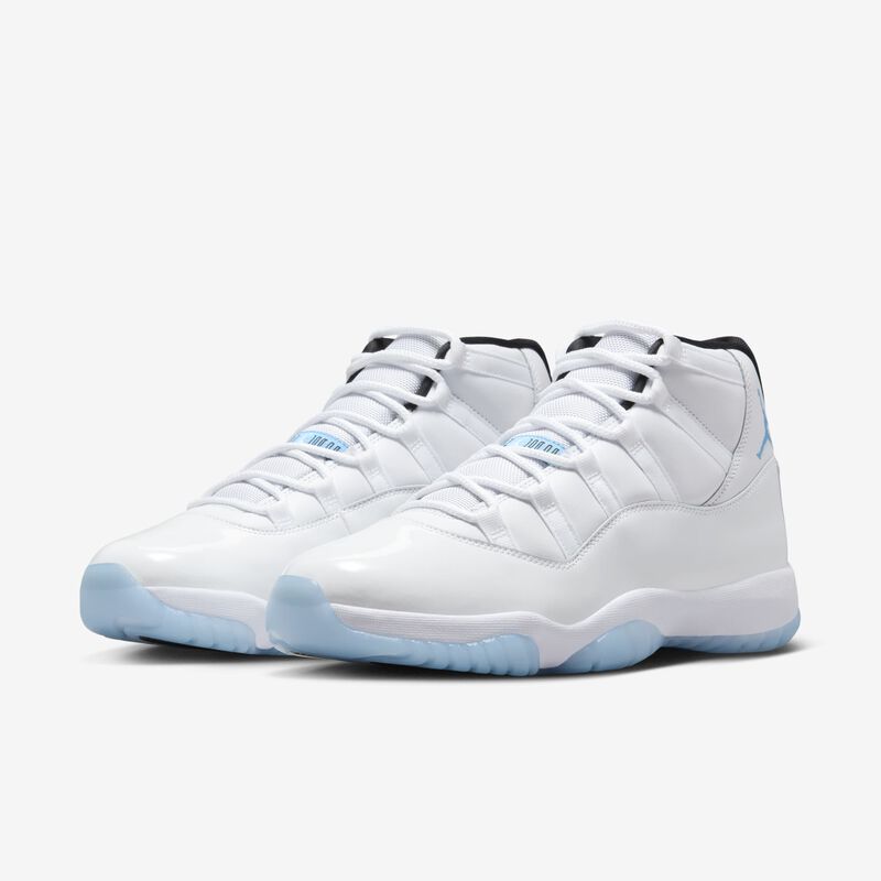 Air Jordan 11 Retro, Blanco/Negro/Azul Leyenda, hi-res
