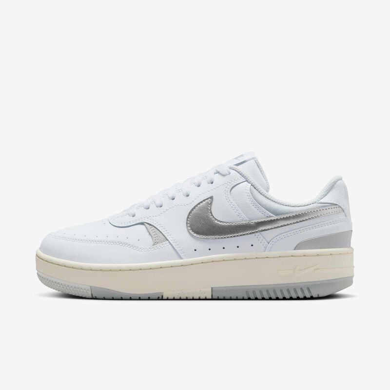 Nike Gamma Force, Blanco/Gris Humo Claro/Polvo Fotón/Plata Metalizado, hi-res