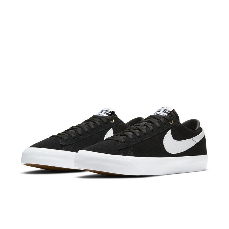 Nike SB Zoom Blazer Low Pro GT, Negro/Negro/Gum Light Brown/Blanco, hi-res