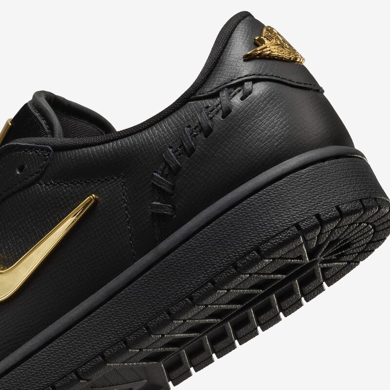 Air Jordan 1 Low Method of Make, Negro/Oro Metalizado, hi-res