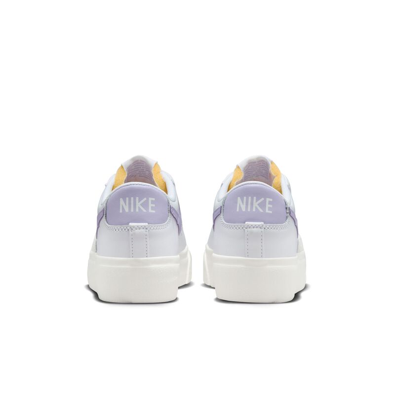 Nike Blazer Low Platform, Blanco/Lila Bloom-Vela, hi-res