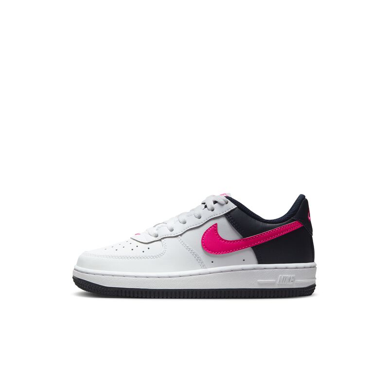 Nike Force 1, Blanco/Obsidiana oscuro/Rosa feroz, hi-res