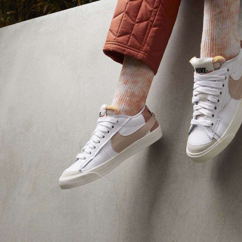 Nike Blazer Low '77 Jumbo, Blanco/Susurro de rosa/Blanco/Rosa Oxford, hi-res