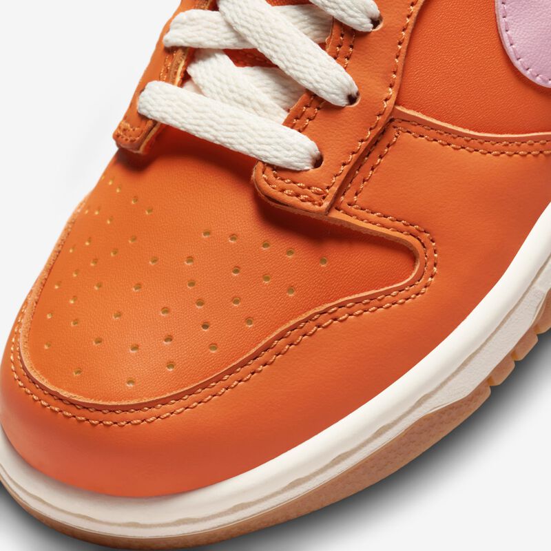 Nike Dunk Low SE, Naranja seguridad/Vela/Azul gozo/Rosa suave medio, hi-res