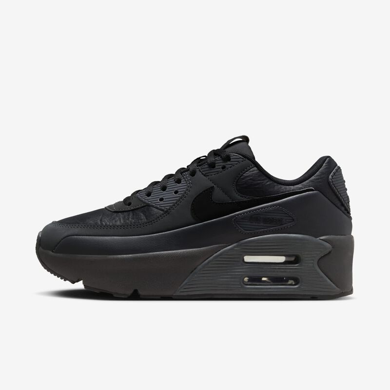 Nike Air Max 90 LV8, Negro Claro/Negro-Gris Humo Oscuro-Antracita, hi-res