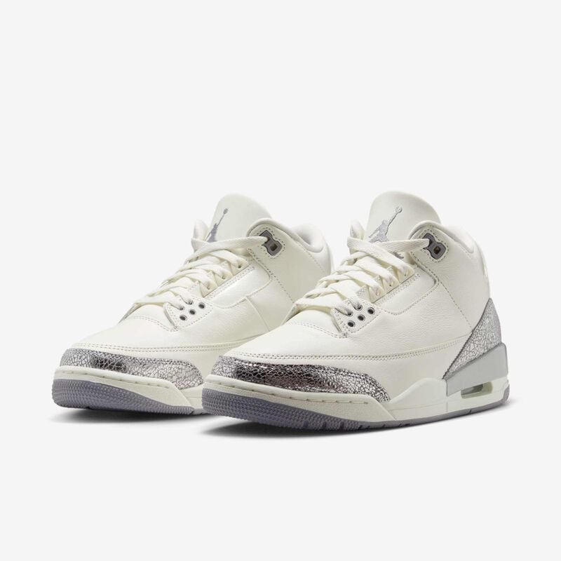 Air Jordan 3 Retro, Vela/Plata Metalizado/Gris Cemento, hi-res