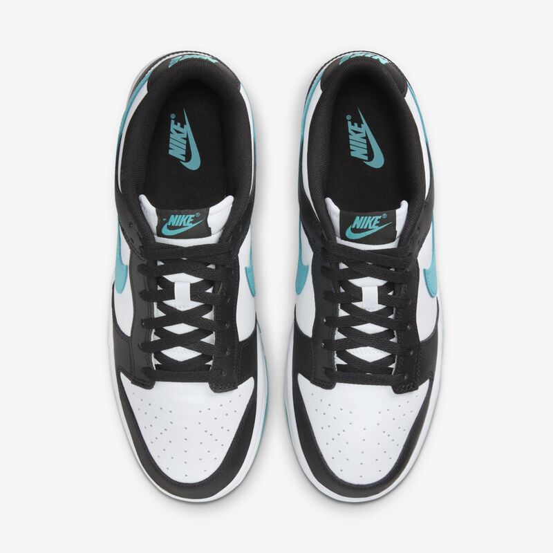 Nike Dunk Low Retro, Blanco/Negro/Cactus Empolvado, hi-res