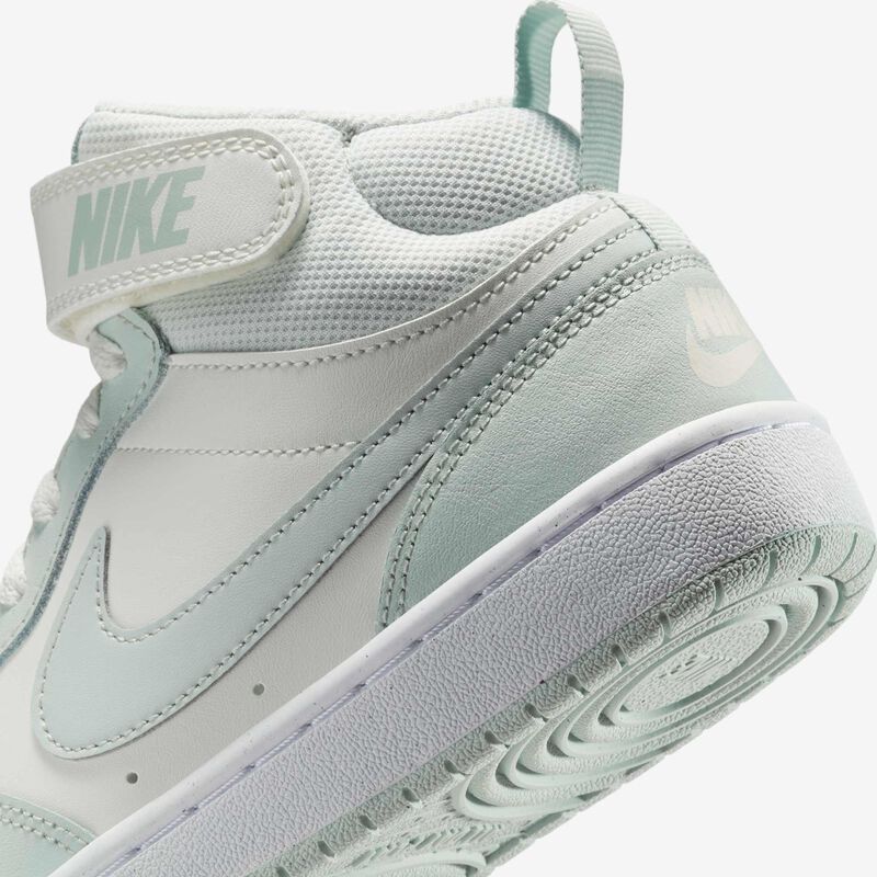 Nike Court Borough Mid 2, Vela/Blanco/Plata Claro, hi-res