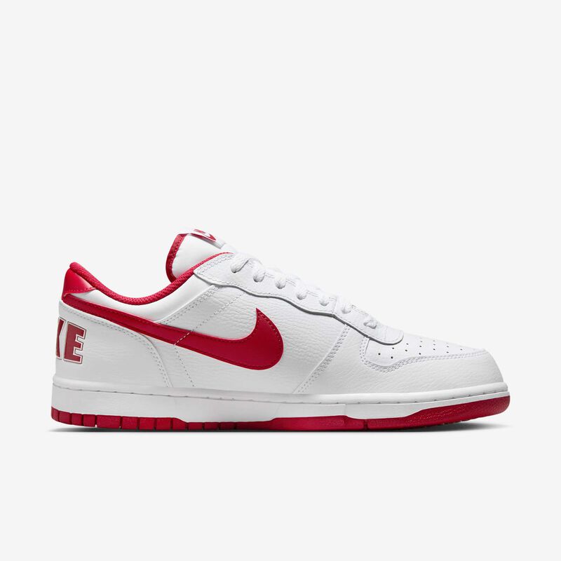Nike Big Low, Gimnasio Blanco/Rojo, hi-res
