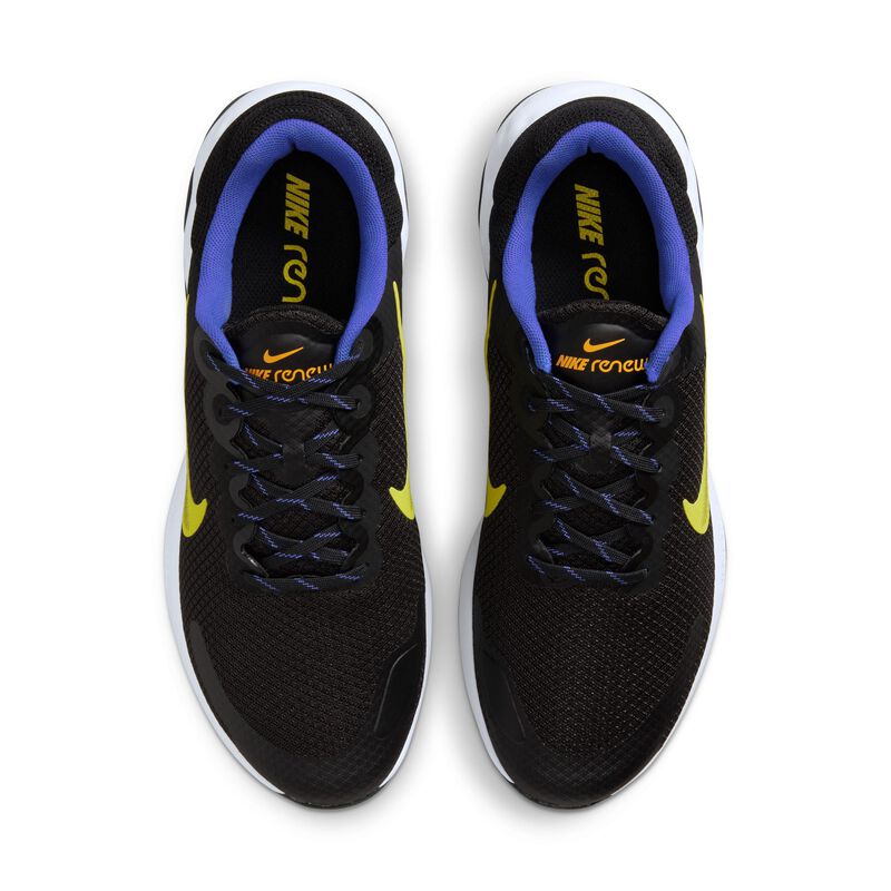 Nike Renew Ride 3, Negro/Azul Racer/Reloj/Alto Voltaje, hi-res