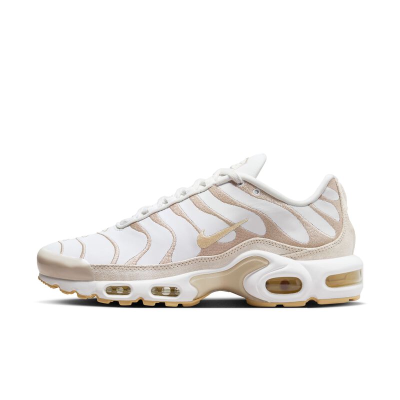 Nike Air Max Plus PRM, Blanco Cumbre/Vainilla Pálido-Verde de Arena, hi-res