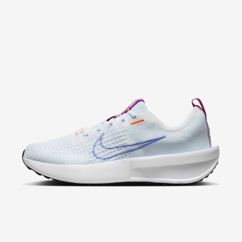 Nike Interact Run, Blanco/Pulso Real-Azul Glaciar, hi-res