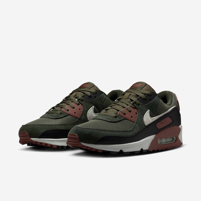 Nike Air Max 90, Cargo Khaki/Sepia Rojo Plata Claro, hi-res