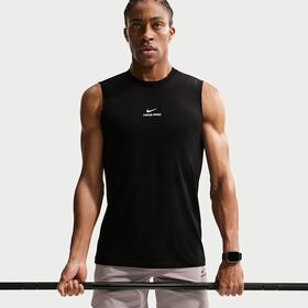 Nike Pro, Negro/Blanco, hi-res