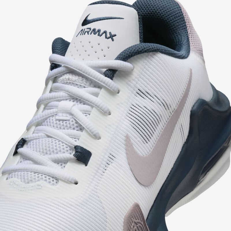 Nike Impact 4, Blanco/Azul Marino Militar/Gris Fútbol/Mena Violeta Claro, hi-res