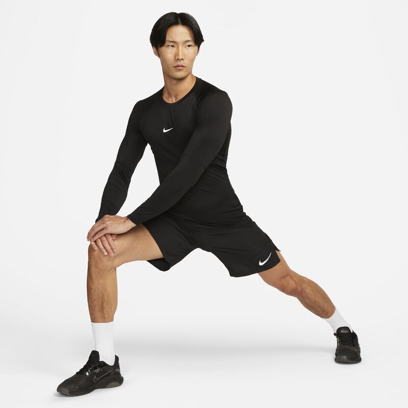 Nike Pro, Negro/Blanco, hi-res