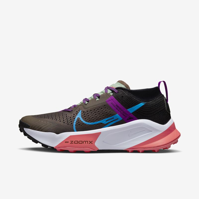 Nike ZoomX Zegama, Ronstone/Azul láser-negro-morado vivo, hi-res