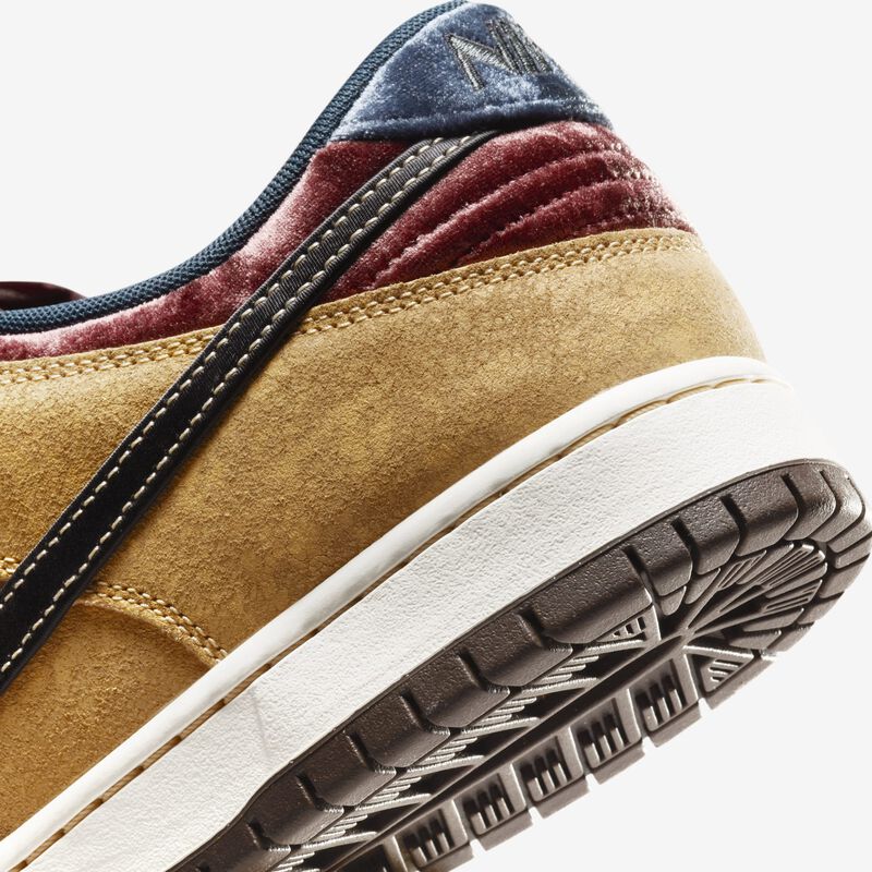 Nike SB Dunk Low Pro, Oro Celeste/Rojo Equipo Oscuro/Armada Marina/Negro, hi-res