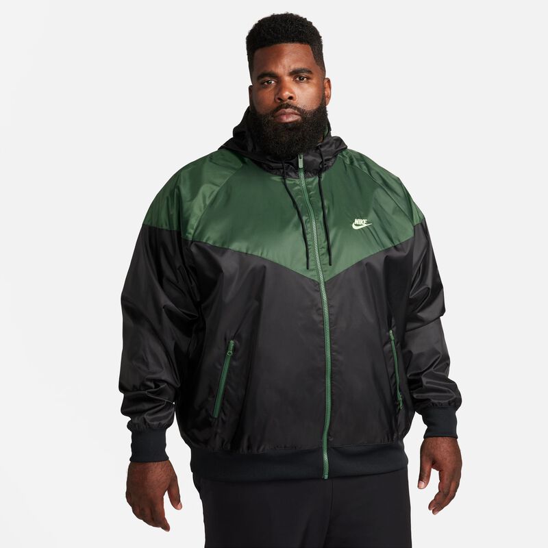 Nike Sportswear Windrunner, Negro/Abeto/Avalancha lima, hi-res