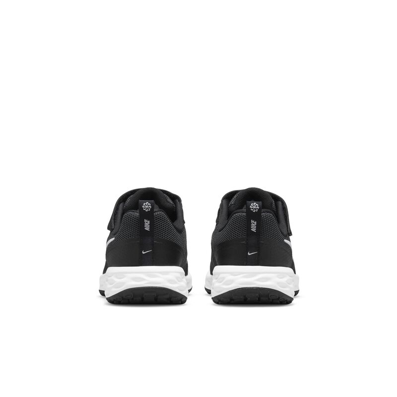 Nike Revolution 6, Negro/Gris ahumado oscuro/Blanco, hi-res