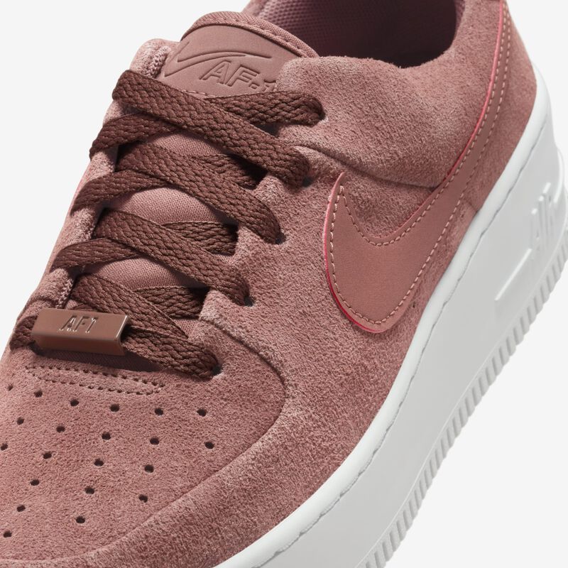 Nike Air Force 1 Sage Low, Rojo Sepia/Rojo Sepia-Blanco, hi-res