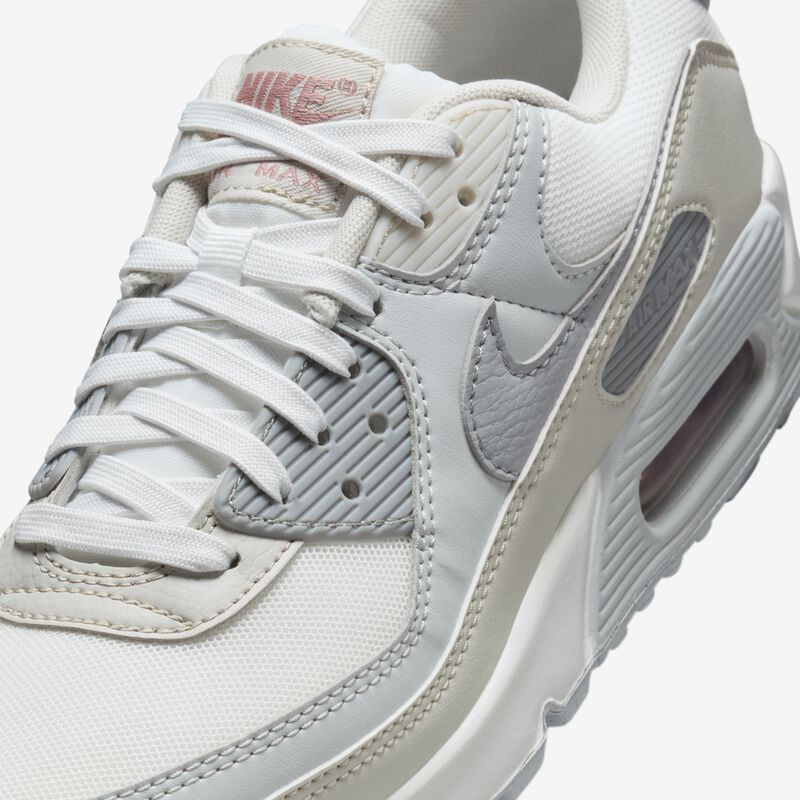 Nike Air Max 90, Blanco Cumbre/Gris Lobo-Rosa Intenso, hi-res