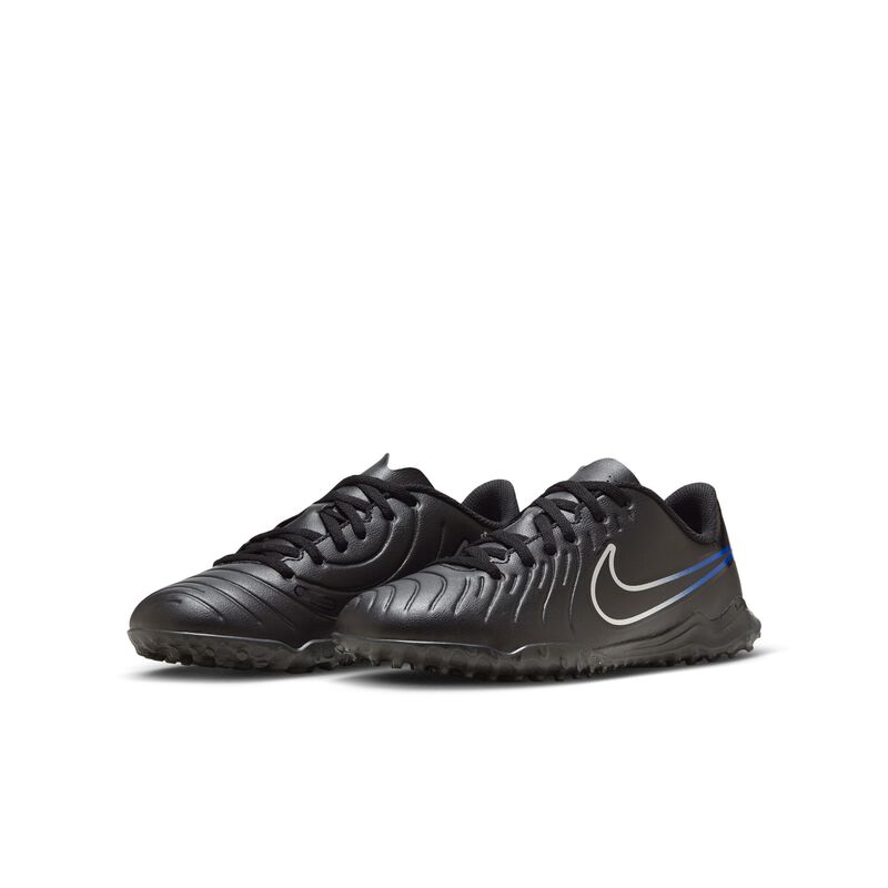 Nike Jr. Tiempo Legend 10 Club, Negro/Hiperroyal/Cromo, hi-res