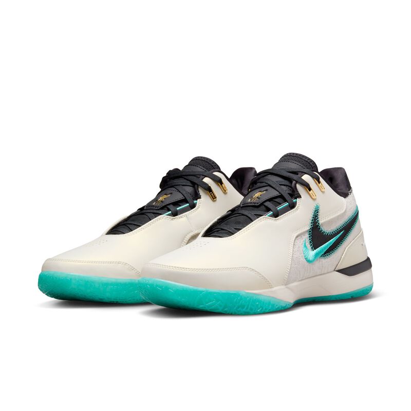 LeBron NXXT Gen AMPD, Marrón Madera Claro/Negro/Verde Azulado Lavado/Oro Metálico, hi-res