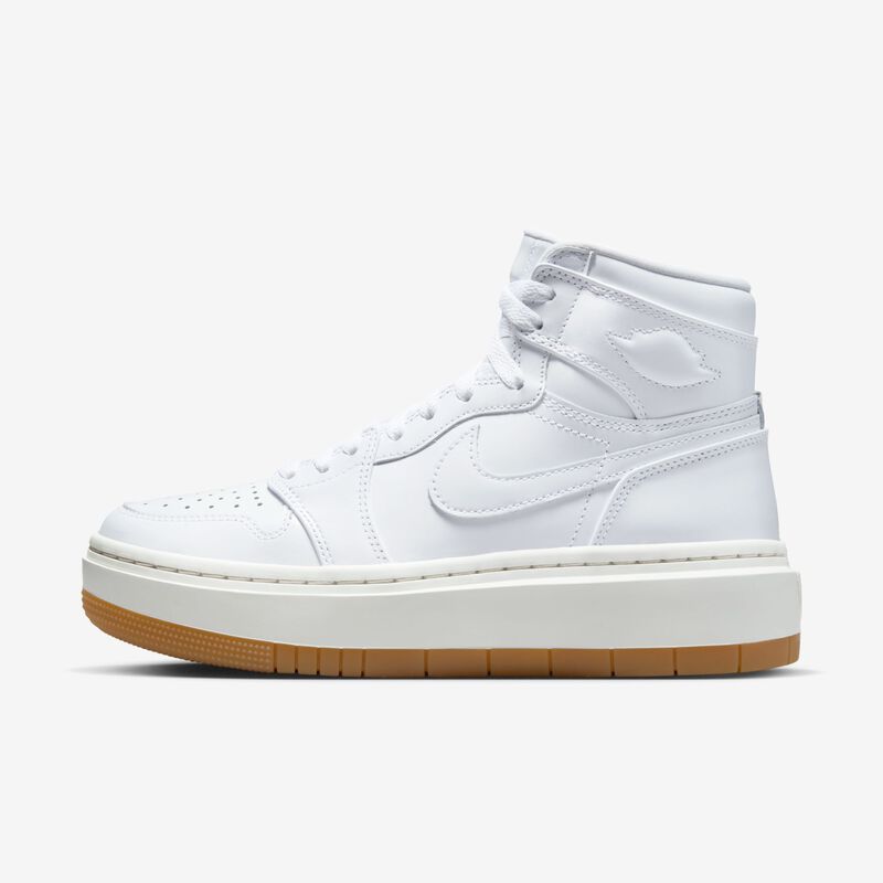 Air Jordan 1 Elevate High SE, Blanco/Vela/Marrón claro goma/Blanco, hi-res