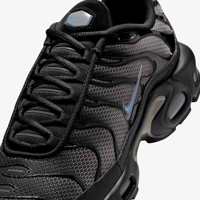 Nike Air Max Plus, Negro/Piedra cavernaria/Azul difuso, hi-res