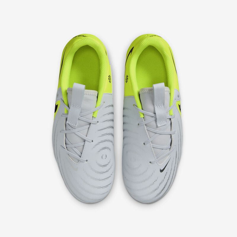 Nike Jr. Phantom GX 2 Academy, Plata Metalizada/Negro-Voltio, hi-res