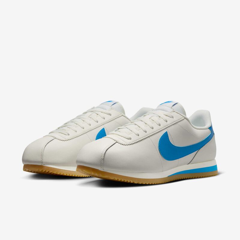 Nike Cortez, Vela/Amarillo Goma/Azul Foto Claro, hi-res