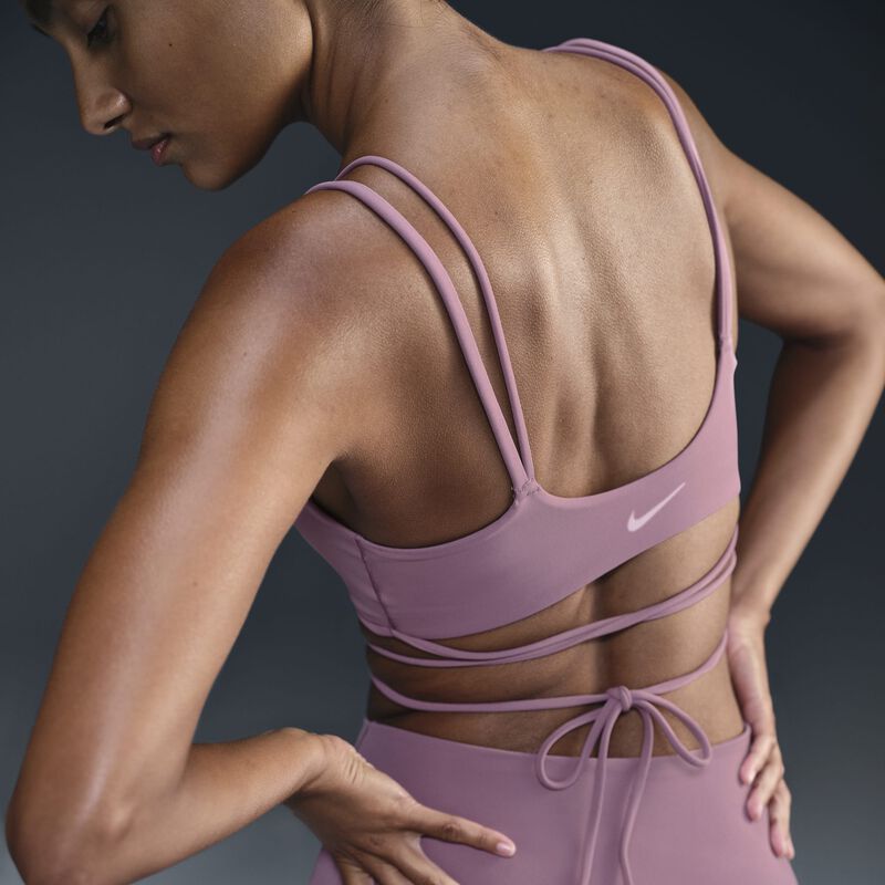 Nike Zenvy Strappy Wrap, Polvo De Ciruela/Polvo De Ciruela/Blanco, hi-res