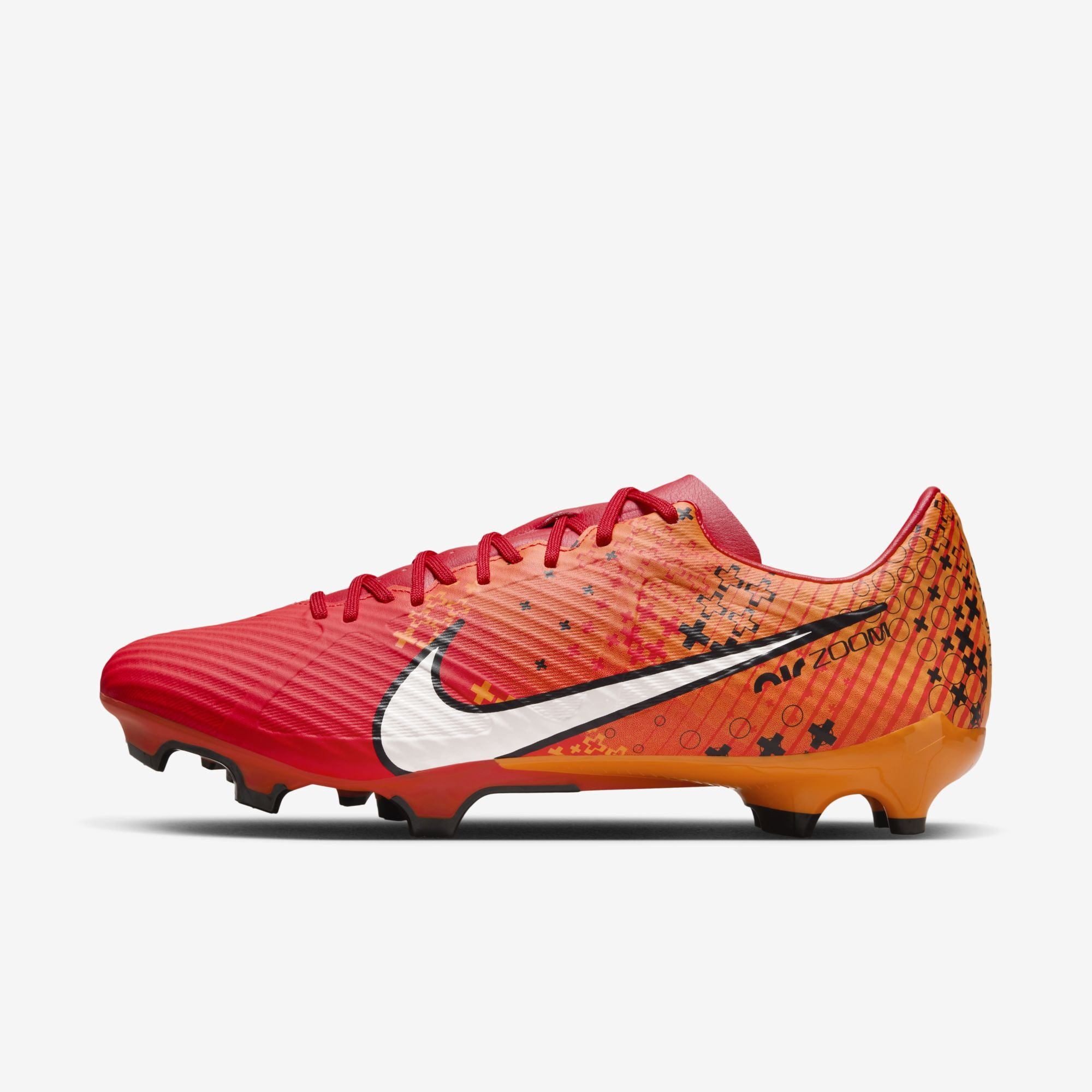 Zapatillas nike top de futbol rojas