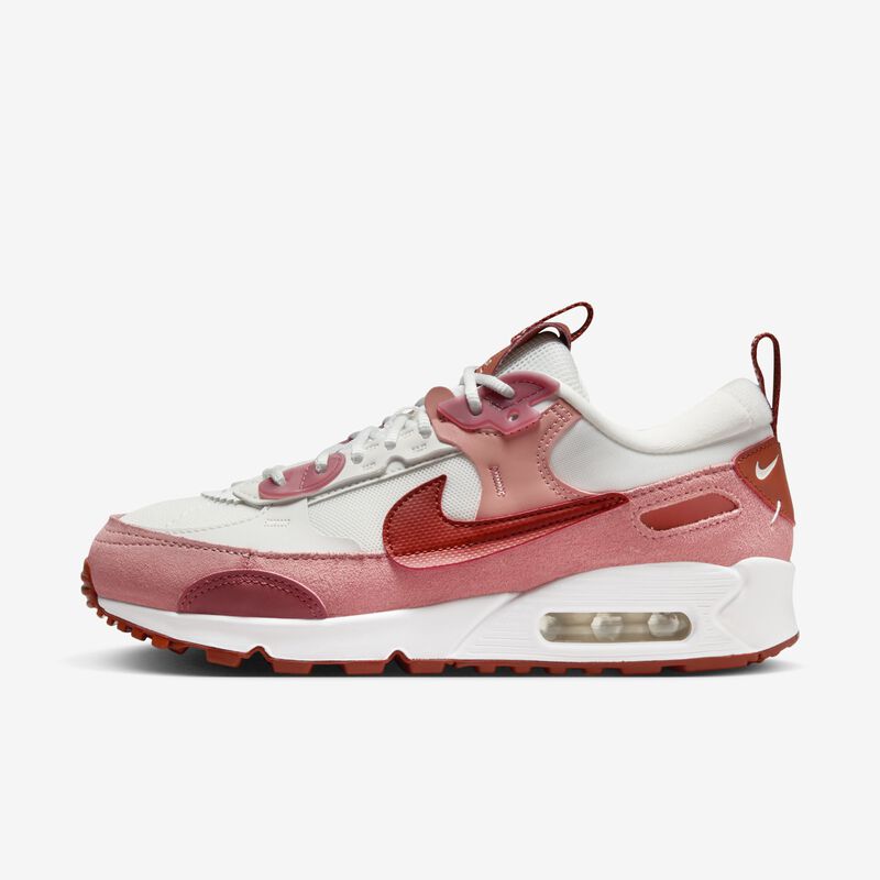 Nike Air Max 90 Futura, Rojo nebulosa/Blanco cumbre/Naranja fogata/Naranja fuerte, hi-res