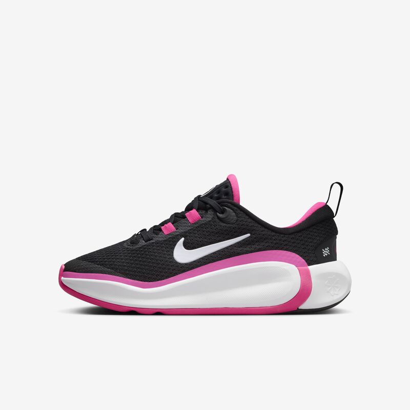 Nike Infinity Flow, Negro/Fucsia Láser/Blanco, hi-res