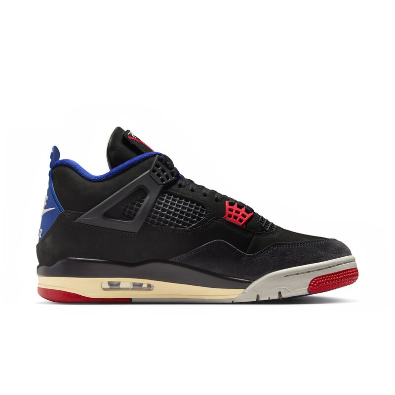 Air Jordan 4 Retro "Bred Reimagined", Negro/Rojo Fuego-Azul Real Profundo-Oscuro Gris Humo-Gris Técnico, hi-res