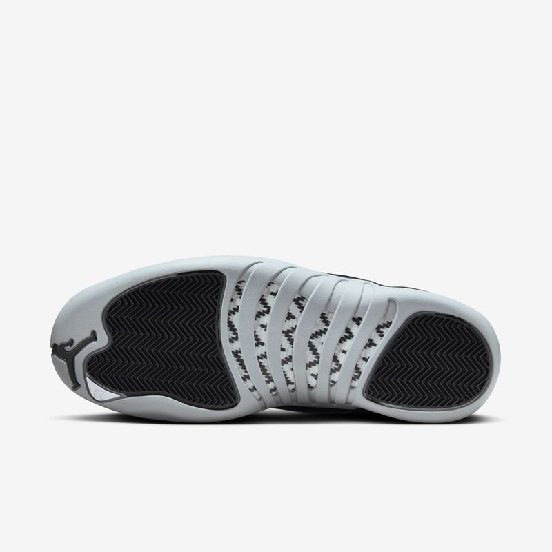 Air Jordan 12 Retro, Negro/Blanco/Gris Lobo, hi-res
