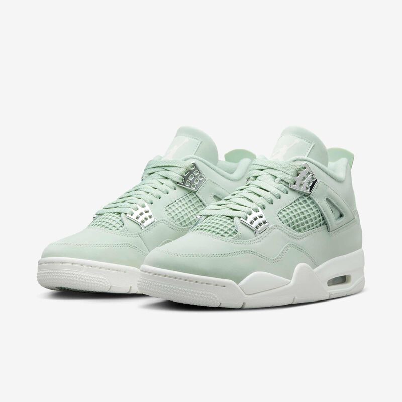 Air Jordan 4 Retro "Abundance", Espuma De Mar/Plata Metalizado/Vela, hi-res