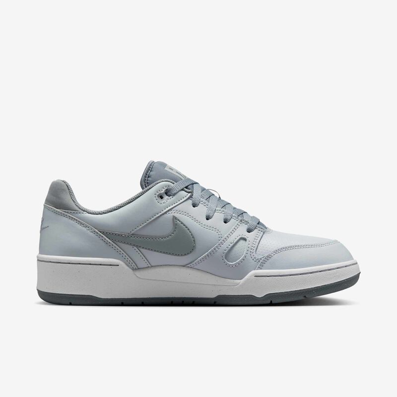 Nike Full Force Low, Gris Lobo/Blanco/Gris Azulado, hi-res