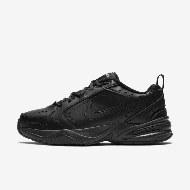 Nike Air Monarch IV, Negro/Negro, hi-res