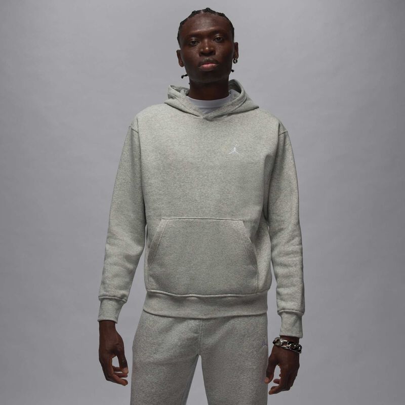 Jordan Brooklyn Fleece, Gris jaspeado/Blanco, hi-res