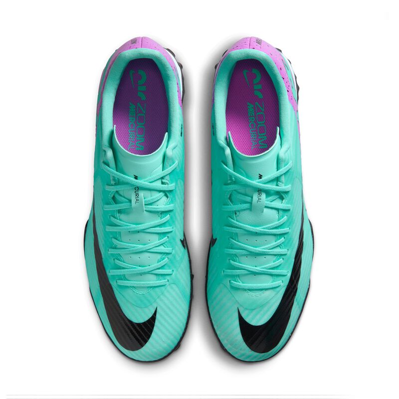 Nike Zoom Mercurial Vapor 15 Academy TF, Hiperturquesa/Negro/Blanco/Sueño fucsia, hi-res
