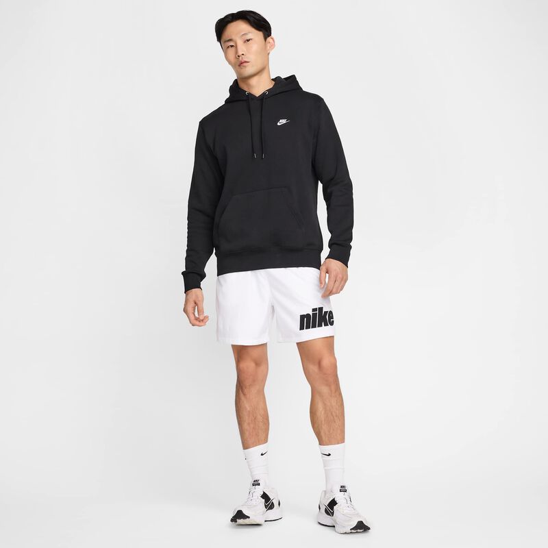Nike Club, Negro/Negro/Blanco, hi-res