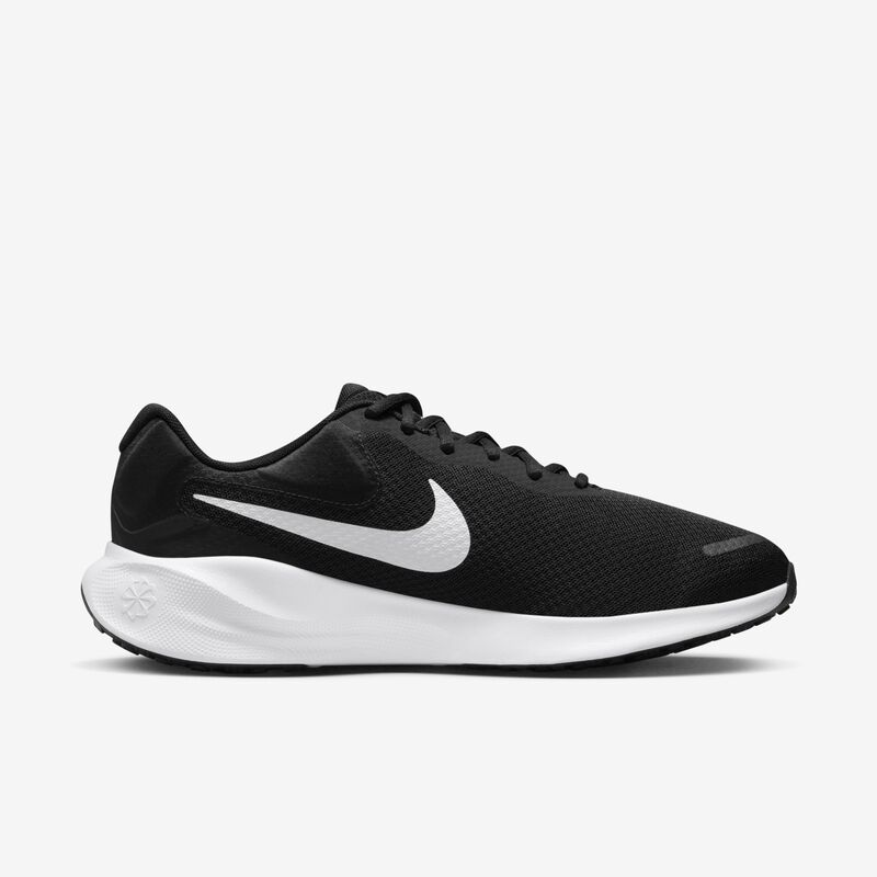Nike Revolution 7, Negro/Blanco, hi-res