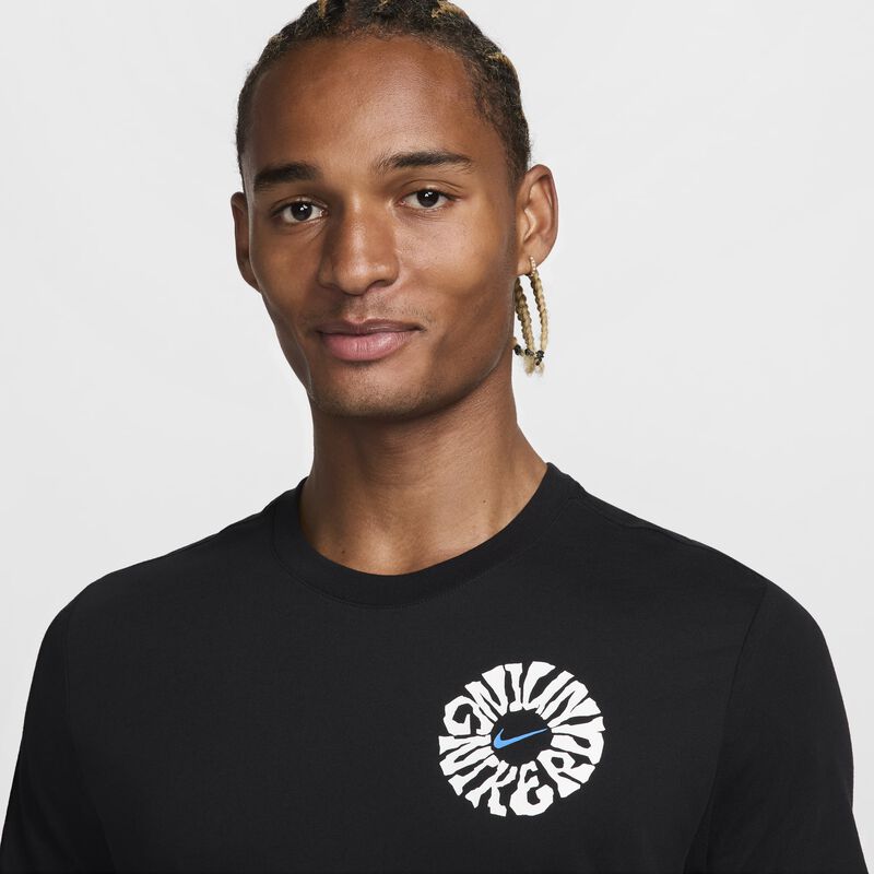 Nike Df Tee Marathon Energy, NEGRO, hi-res