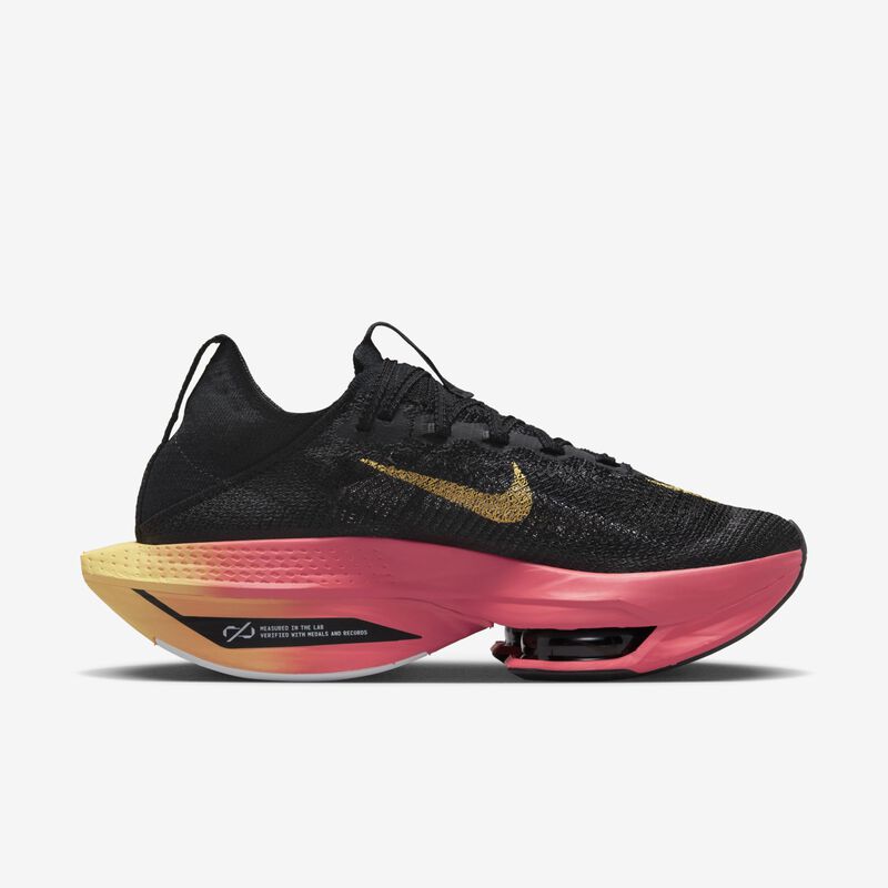Nike Alphafly 2, Negro/Coral marino/Blanco/Oro topacio, hi-res