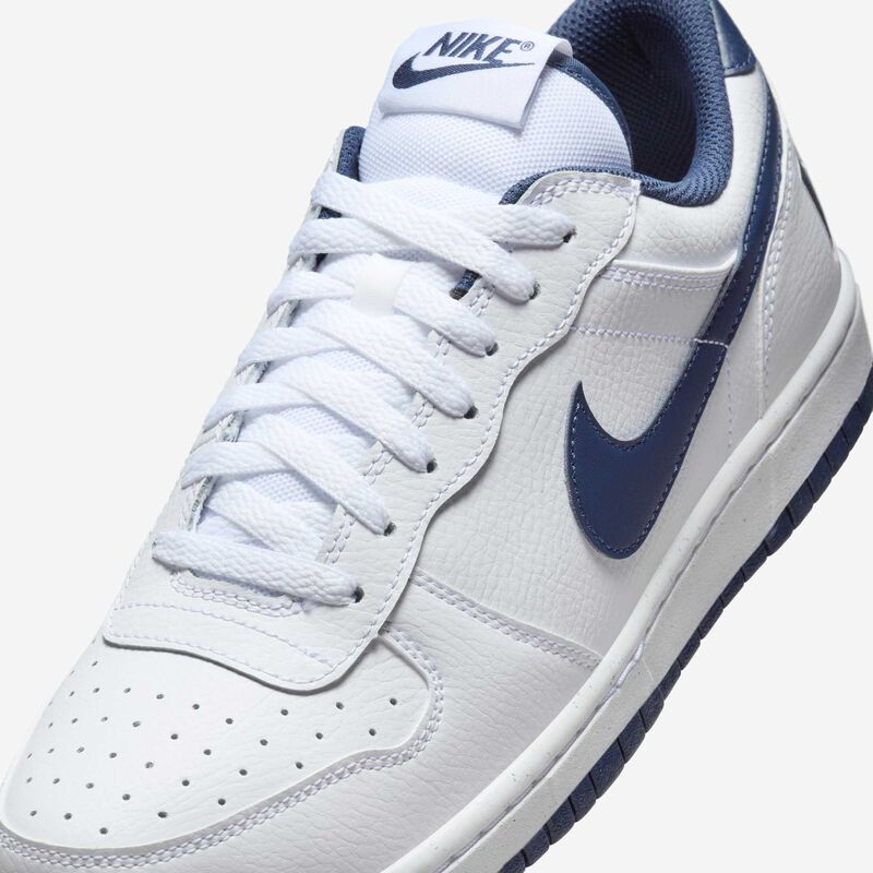 Nike Big Low, Blanco/Azul Marino Medianoche, hi-res
