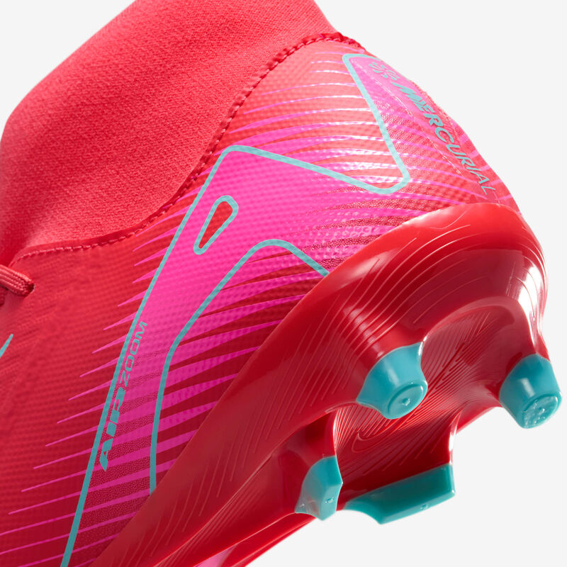 Nike Mercurial Superfly 10 Academy, Brasa Resplandor/Verde Aurora, hi-res